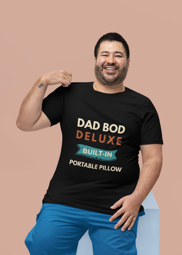 Dad Bod Deluxe T-Shirt – Built-In Portable Pillow Edition
