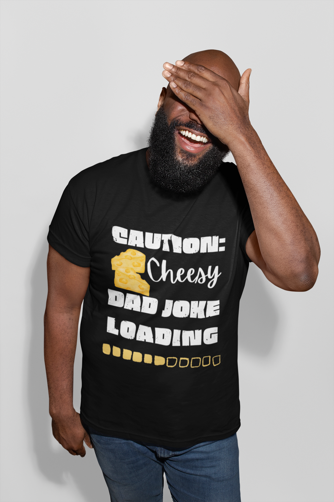 Caution: Cheesy Dad Joke Loading T-Shirt
