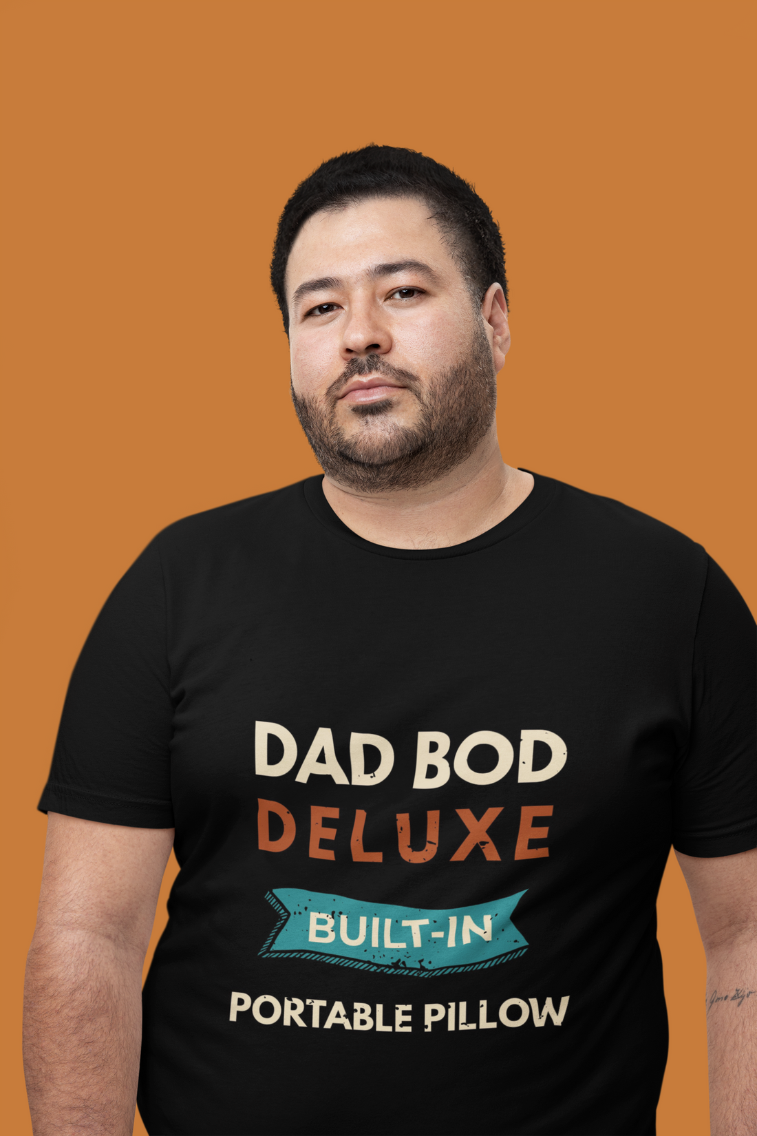 Dad Bod Deluxe T-Shirt – Built-In Portable Pillow Edition