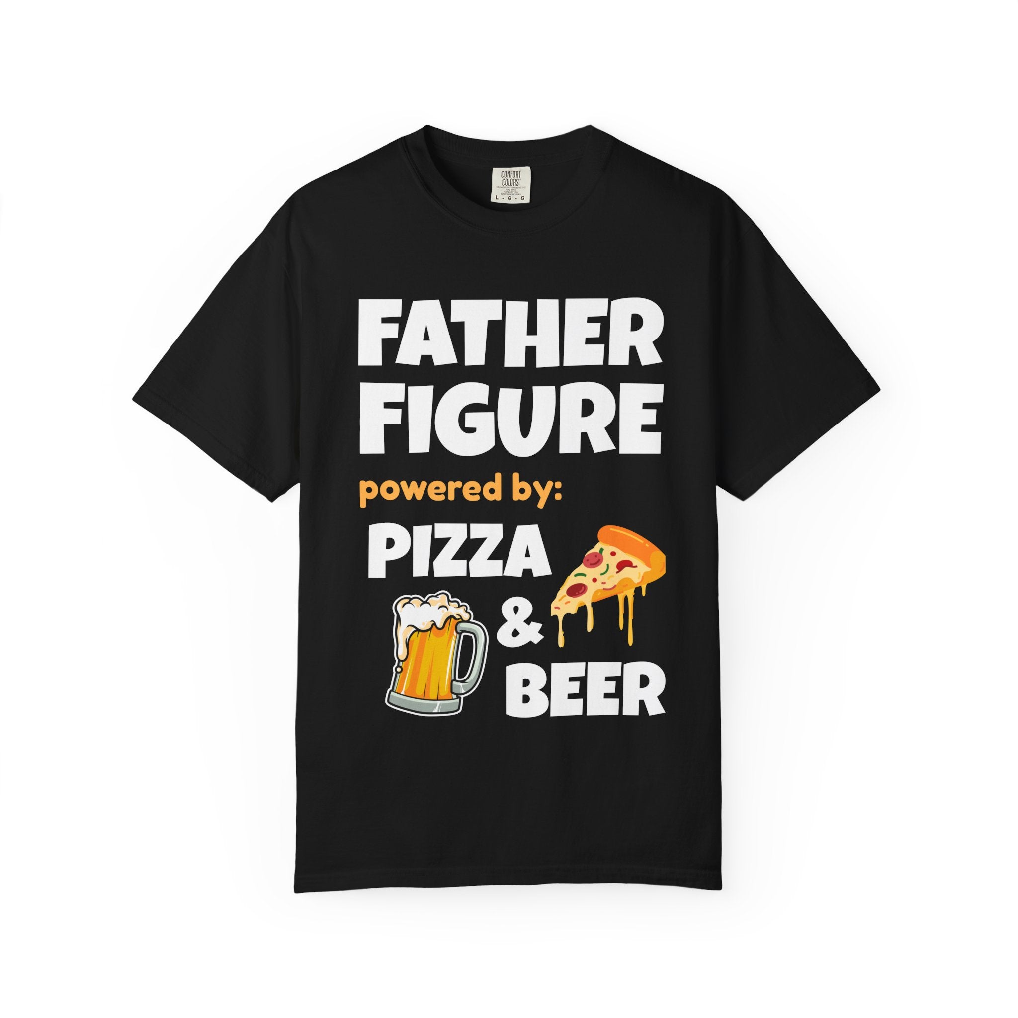 🍕🍺 Father Figure Powered by Pizza & Beer T-Shirt