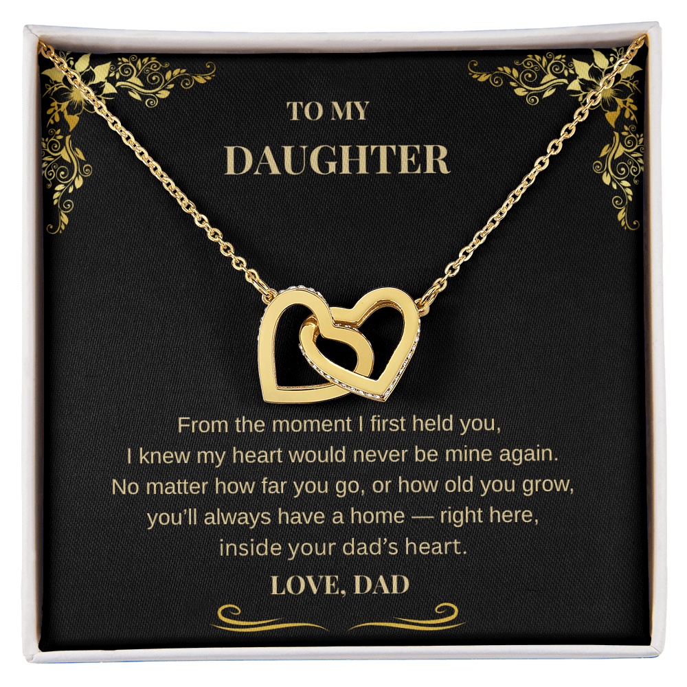 "My Daughter – You'll Always Have a Home in My Heart" Necklace from Dad